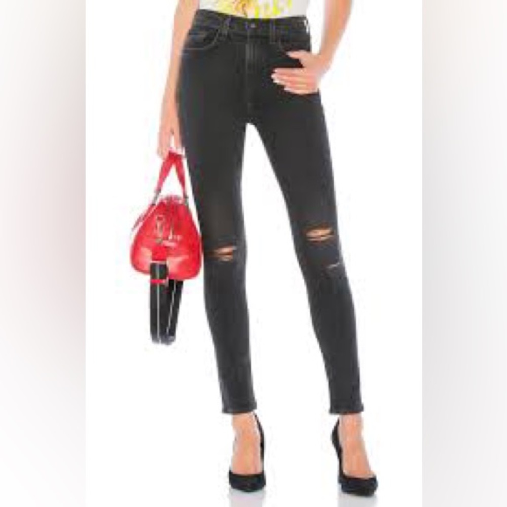 Rag & Bone dark grey/black jeans- ONLY WORN ONCE